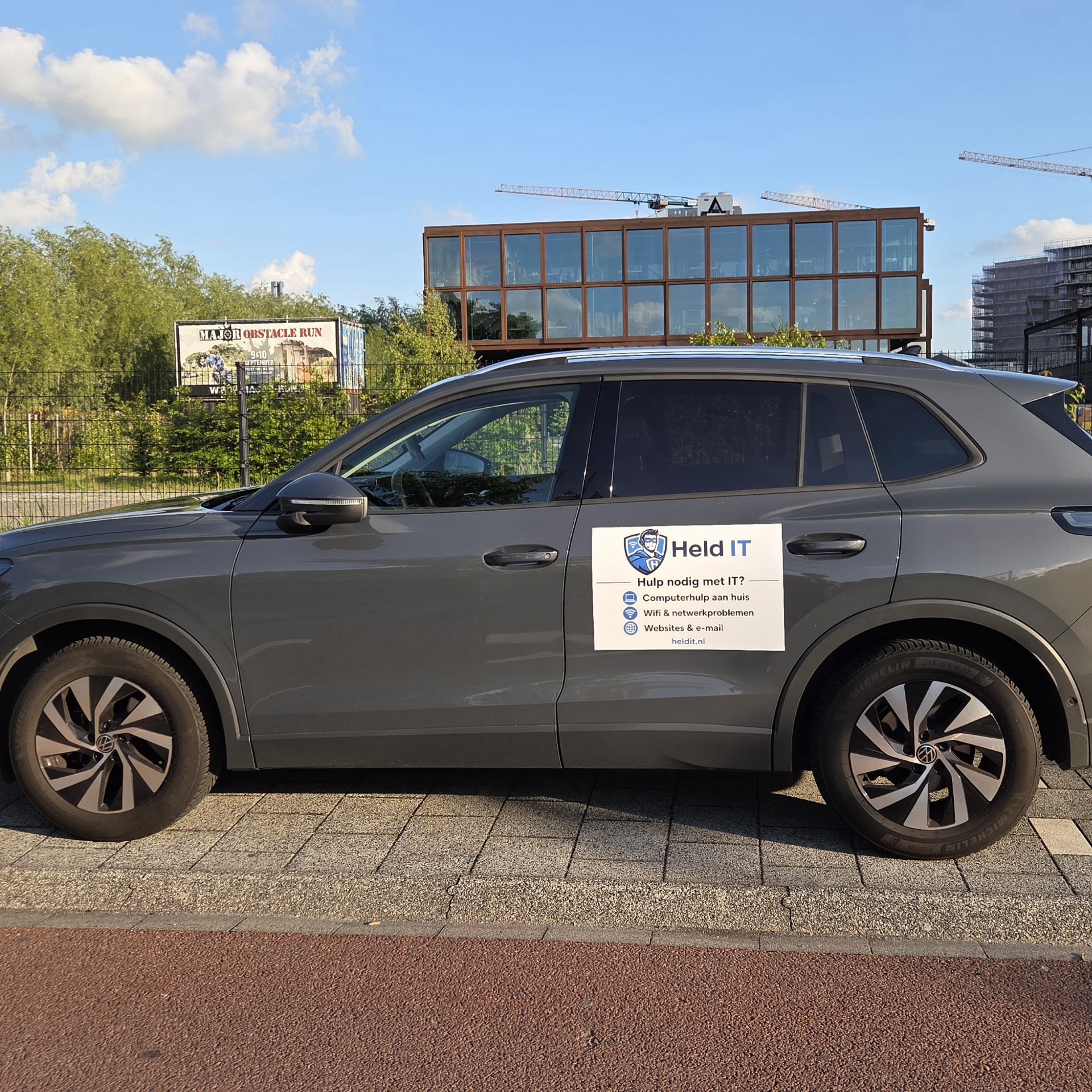 De auto van Held IT — onderweg voor IT-hulp in regio Alkmaar